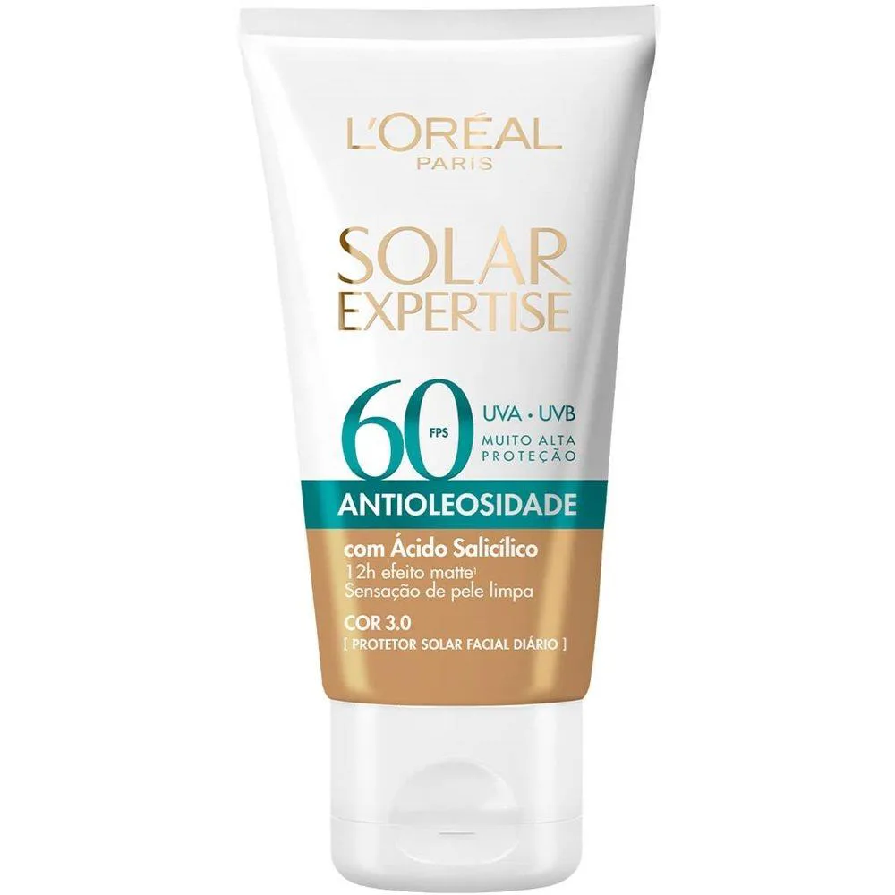 Protetor L'Oréal Expertise Facial Antioleosidade Média Fps60 40g