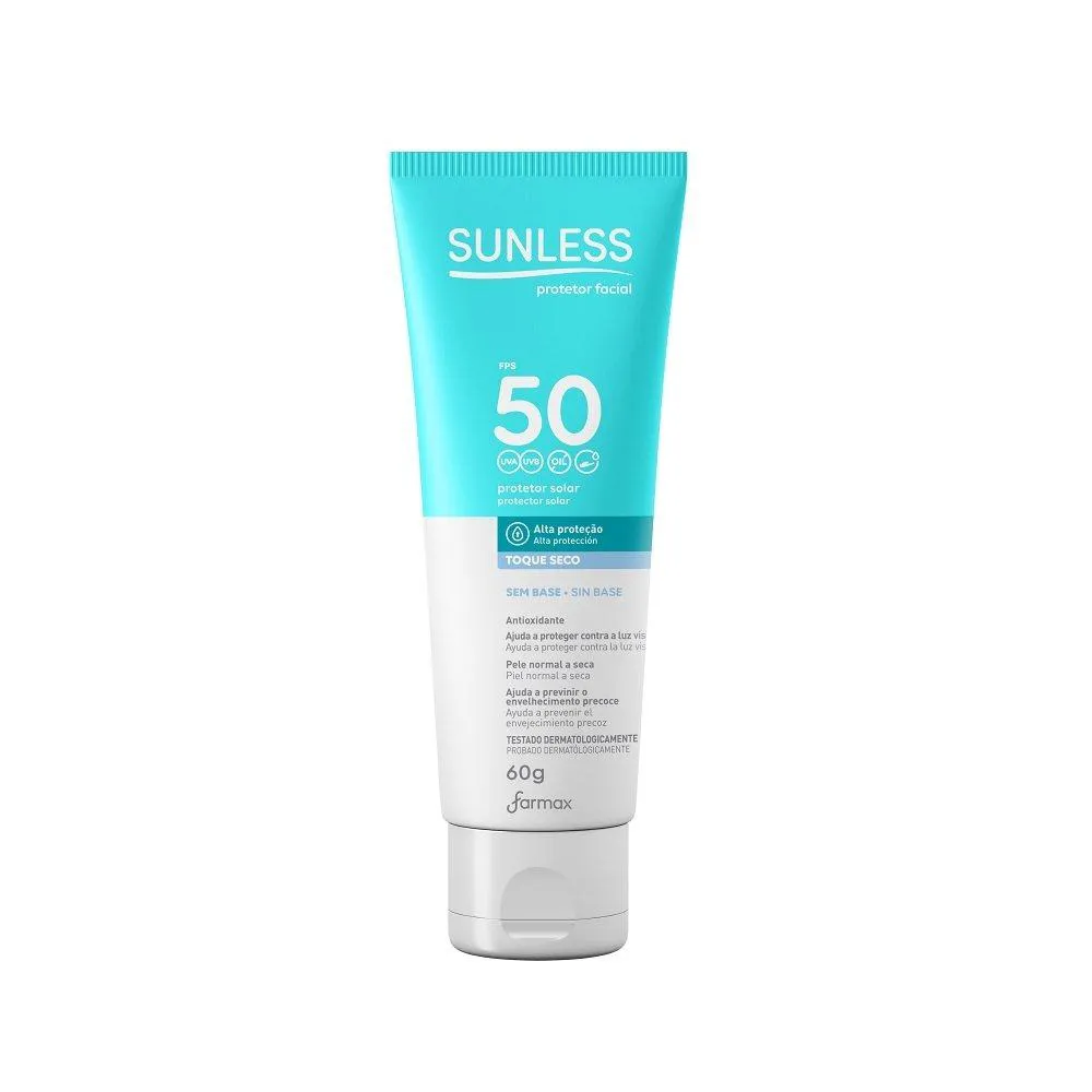 PROTETOR FACIAL SUNLESS FPS50 60G