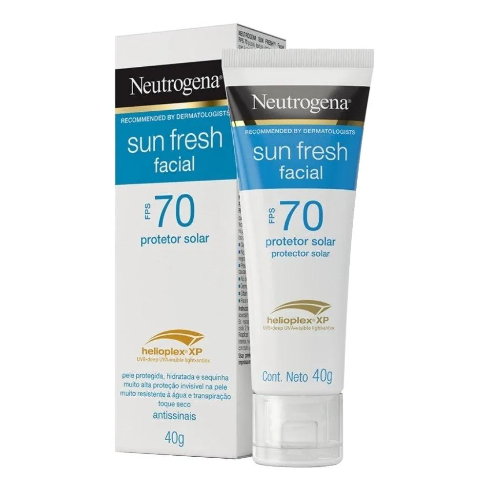 PROTETOR FACIAL NEUTROGENA SUN FRESH FPS 70 40G