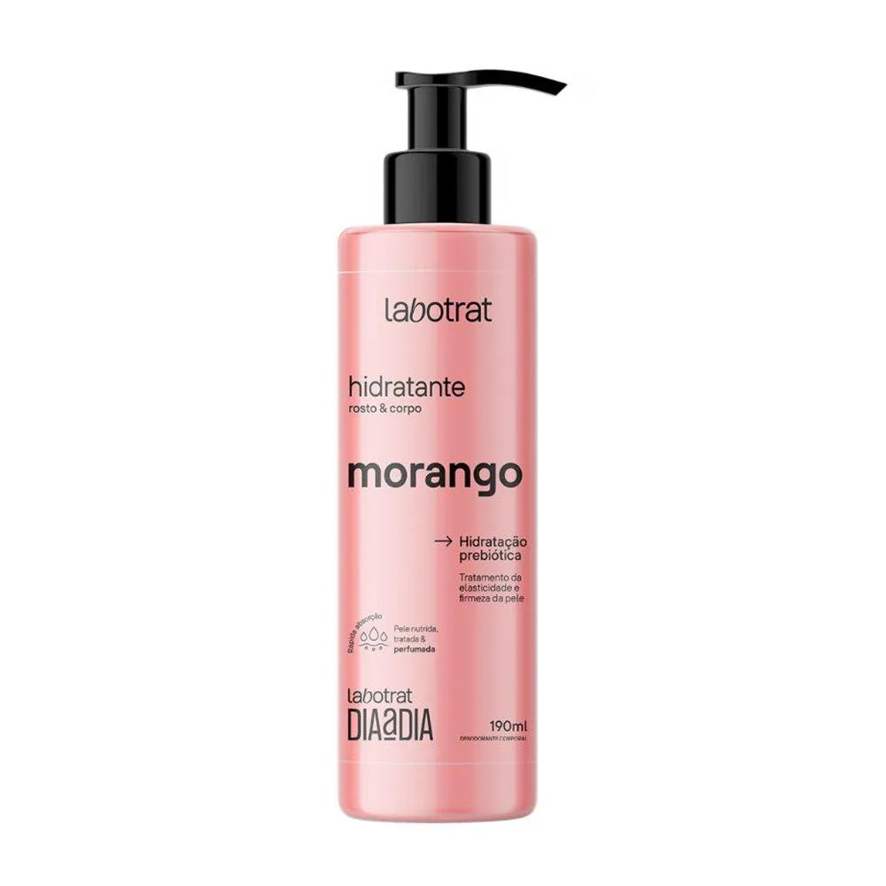 HIDRATANTE LABOTRAT ROSTO E CORPO MORANGO DIA A DIA 190ML
