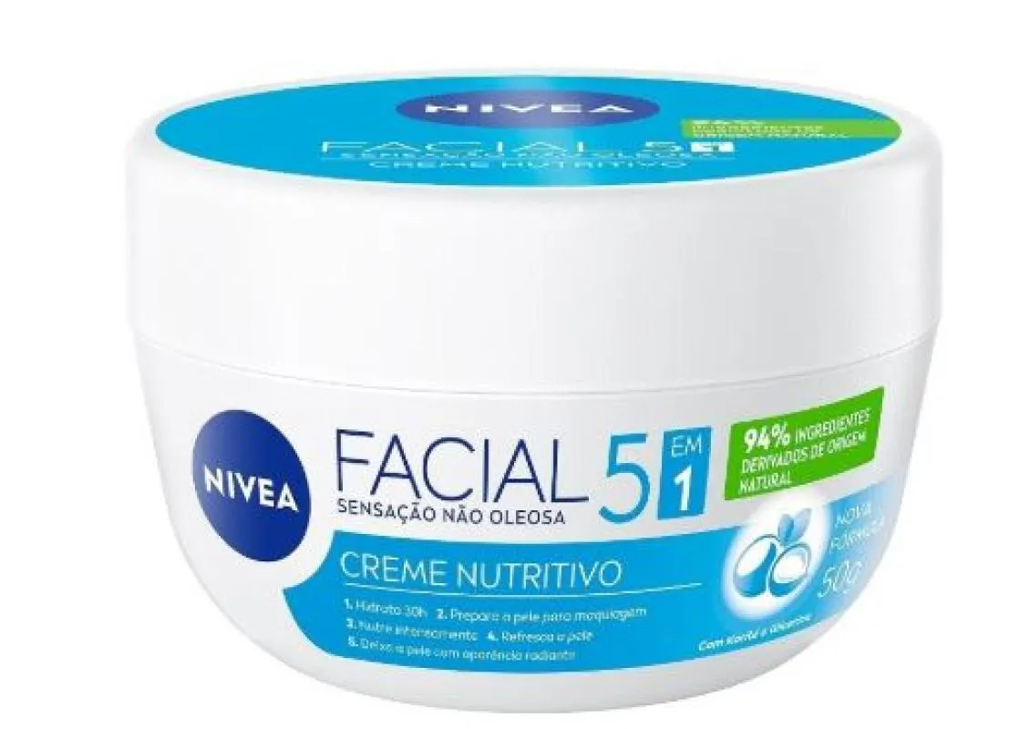 CREME FACIAL NIVEA NUTRITIVO 50G