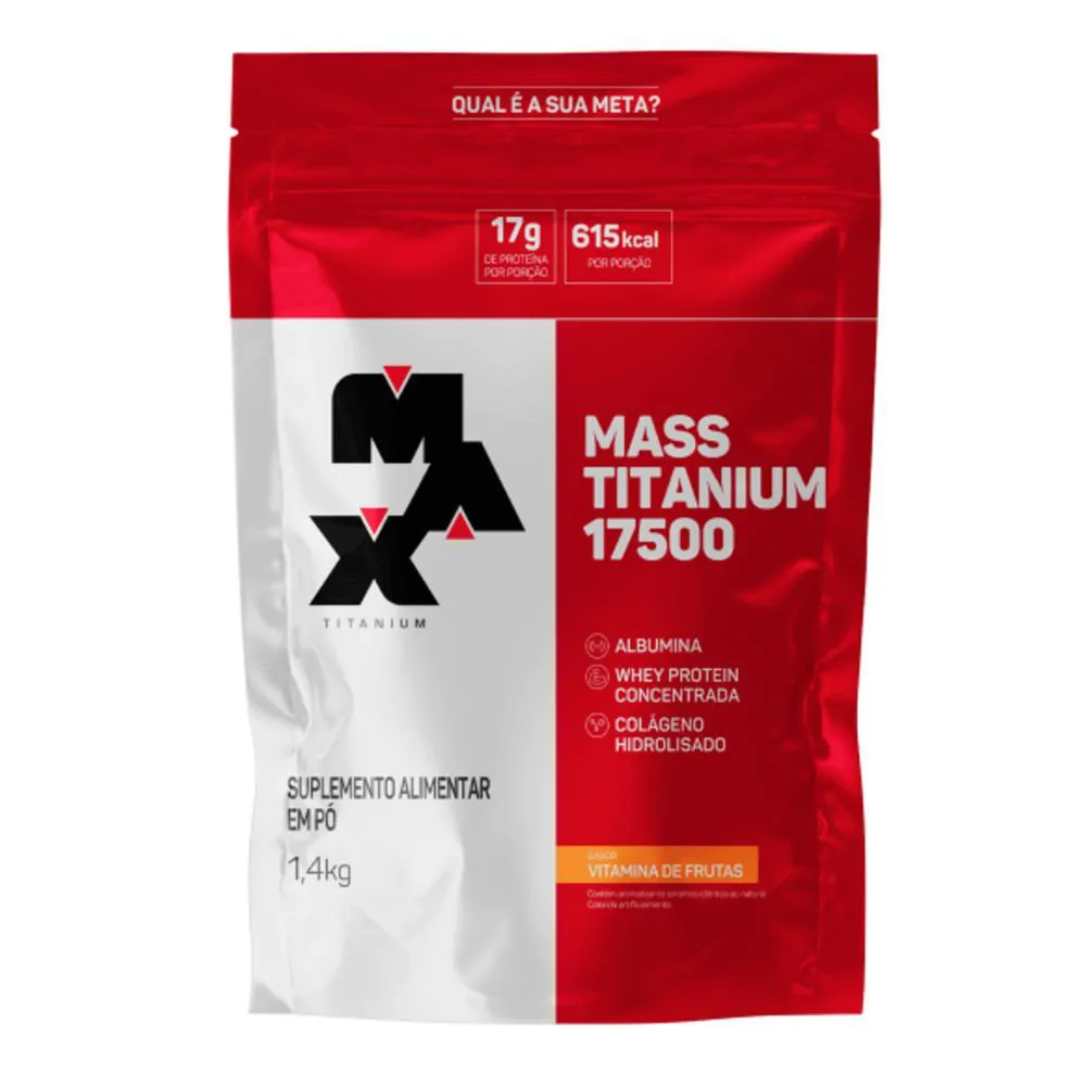 MAX TITANIUM MASS TITANIUM 17500 1400G Vitamina DE Frutas