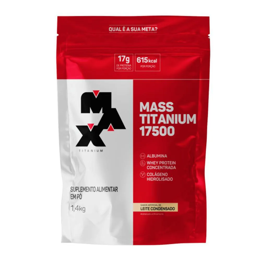 MAX TITANIUM MASS TITANIUM 17500 1400G Leite Condensado