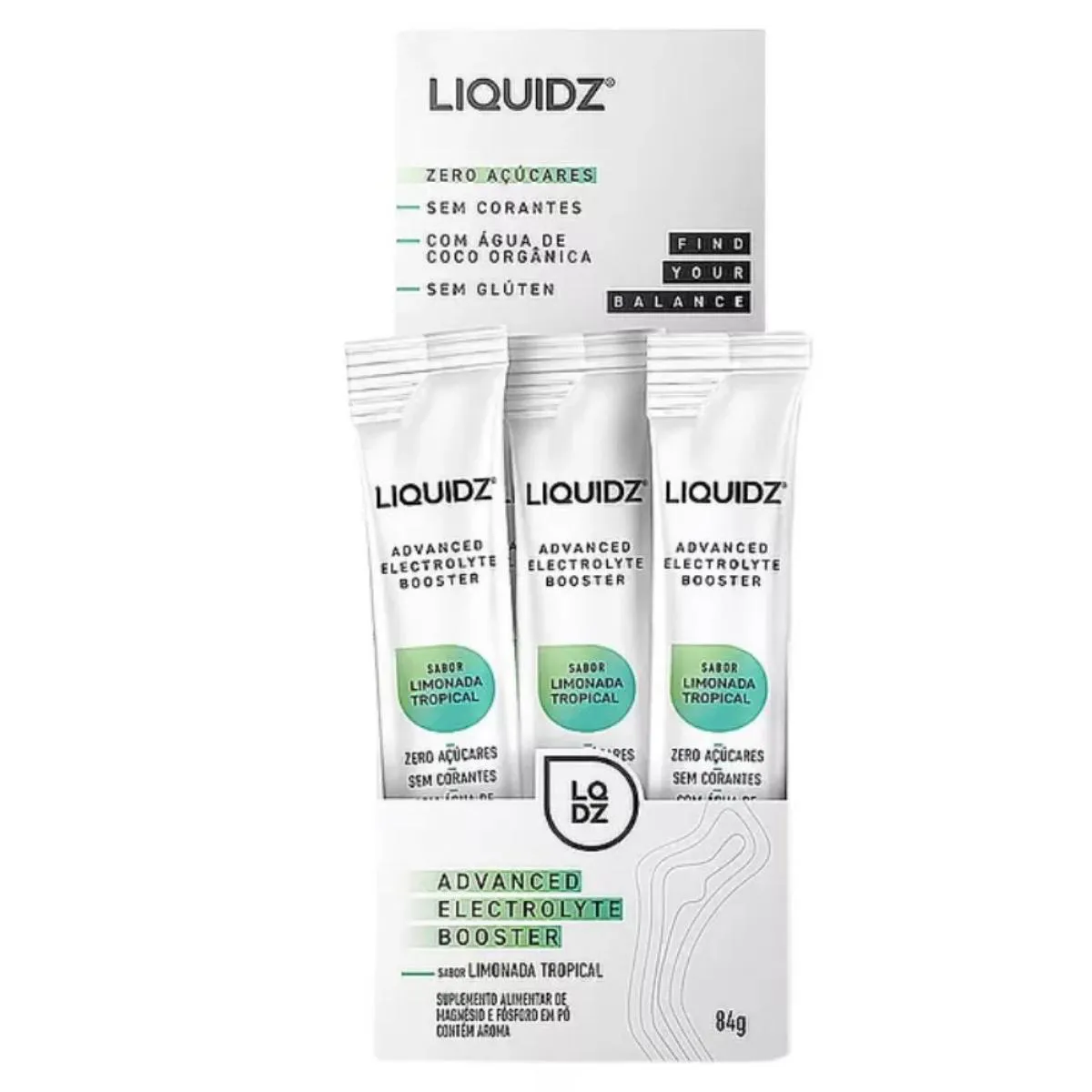 ISOTôNICO LIQUIDZ SPORT DRINK LIMONADA TROPICAL 14 UNIDADES 6G