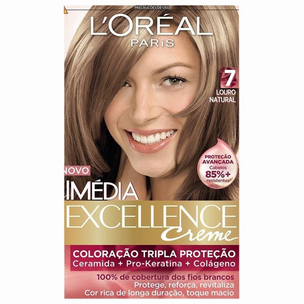 TINTURA IMéDIA EXCELLENCE 7 LOURO NATURAL 47G