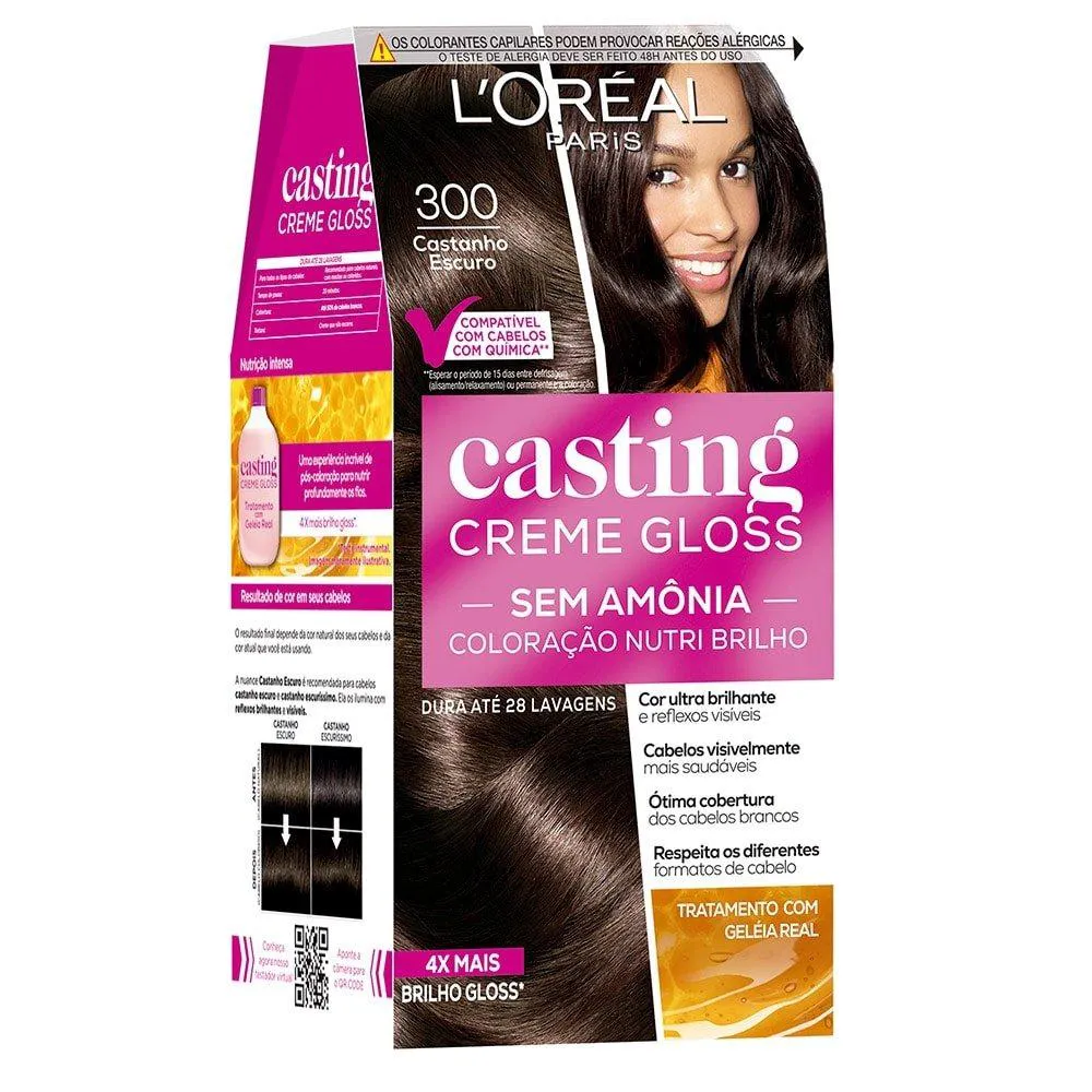 TINTURA CASTING CREME GLOSS 300 CASTANHO ESCURO