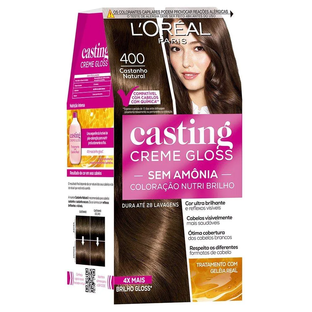 Tintura Casting Creme gloss 400 Castanho Natural - L'Oréal