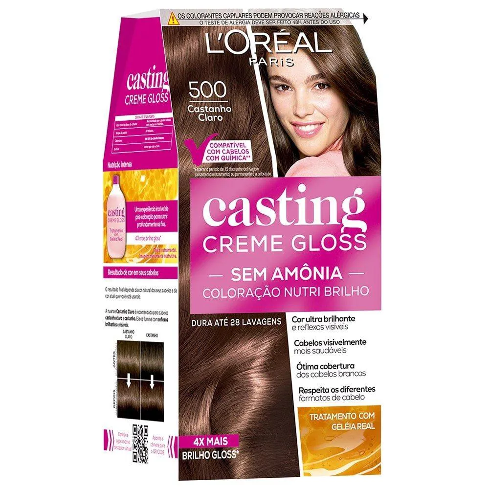 TINTURA CASTING CREME GLOSS 500 CASTANHO CLARO