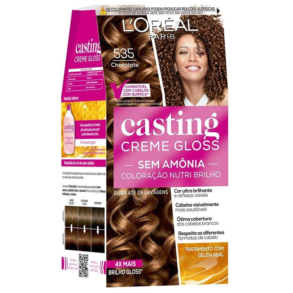 TINTURA CASTING CREME GLOSS 535 CHOCOLATE