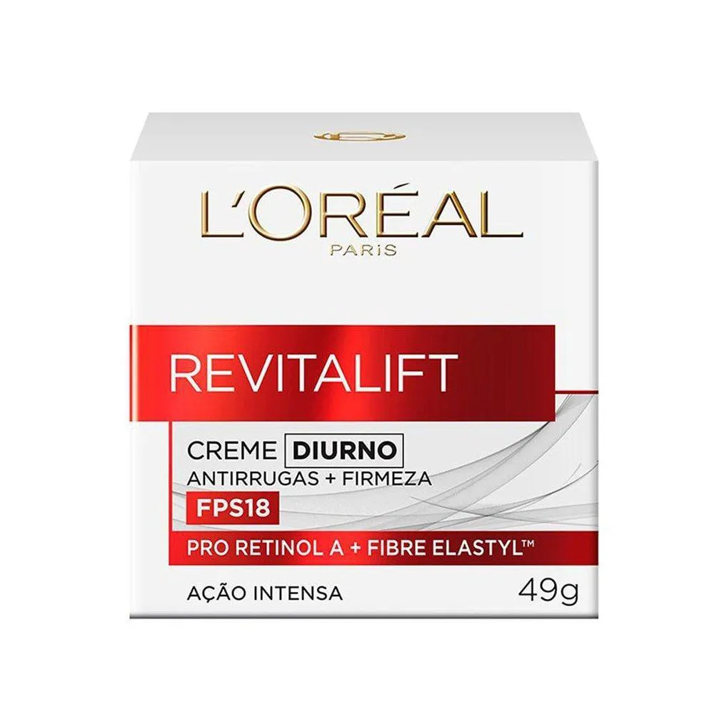 CREME FACIAL LOREAL REVITALIFIT PRó-RETINOL+FIBRELASTYL DIA FPS30 49G
