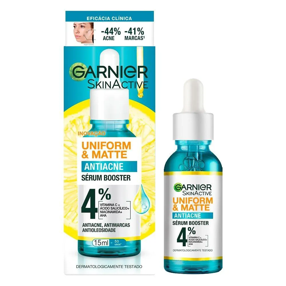 Sérum Facial garnier Uniform & Matte Antiacne 15ml