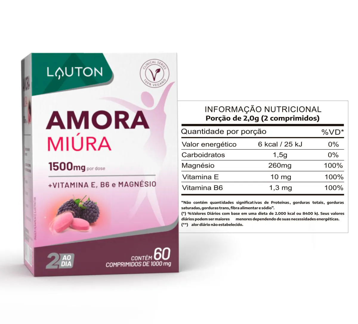 AMORA MIURA 60 COMPRIMIDOS (CLINICAL SERIES)