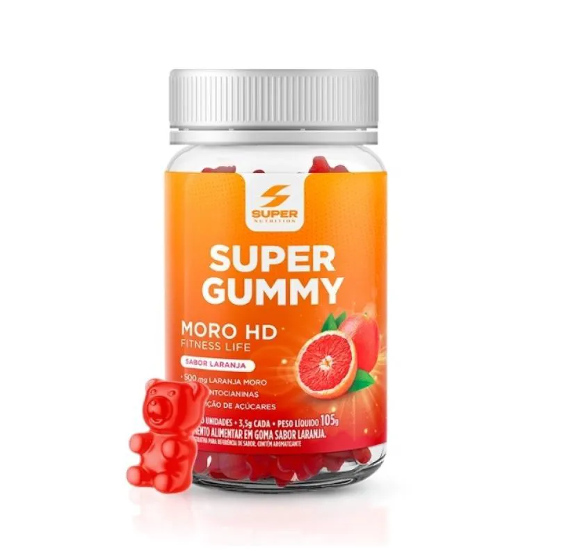 SUPER GUMMY MORO HD (30 GOMAS) - PADRãO: ÚNICO
