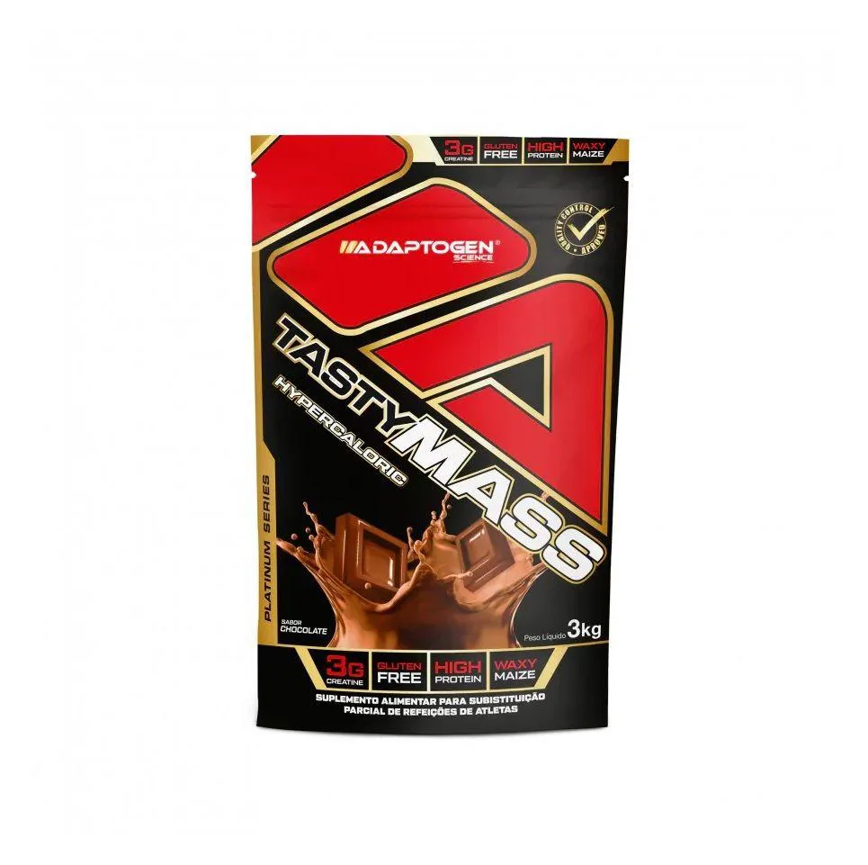 TASTY MASS HIPERCALORIC (3KG) - SABOR: CHOCOLATE