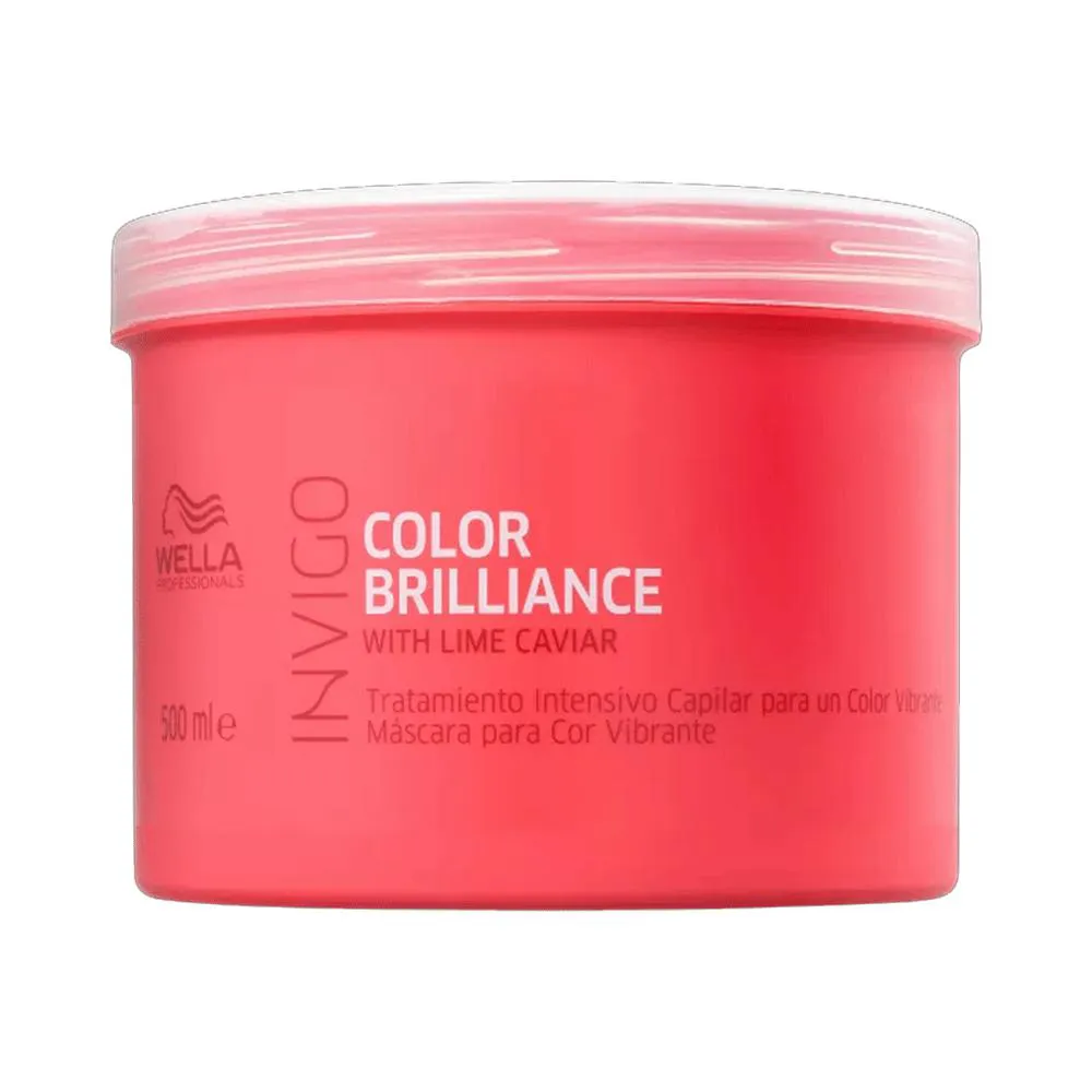 MáSCARA PARA CABELO WELLA COLOR BRILLIANCE LIME CAVIAR COARS
