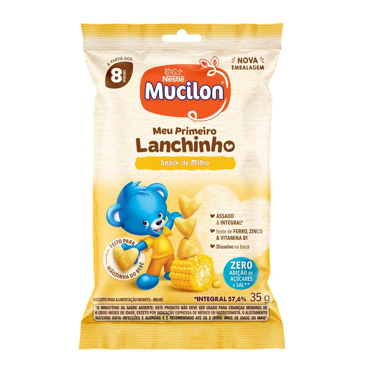 Snack Nestlé Mucilon Primeiro Lanchinho Tradicional 35g