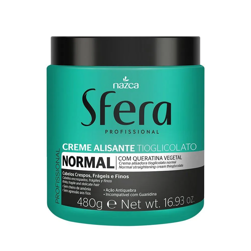 ALISANTE EM CREME SFERA PROFISSIONAL NORMAL 480G