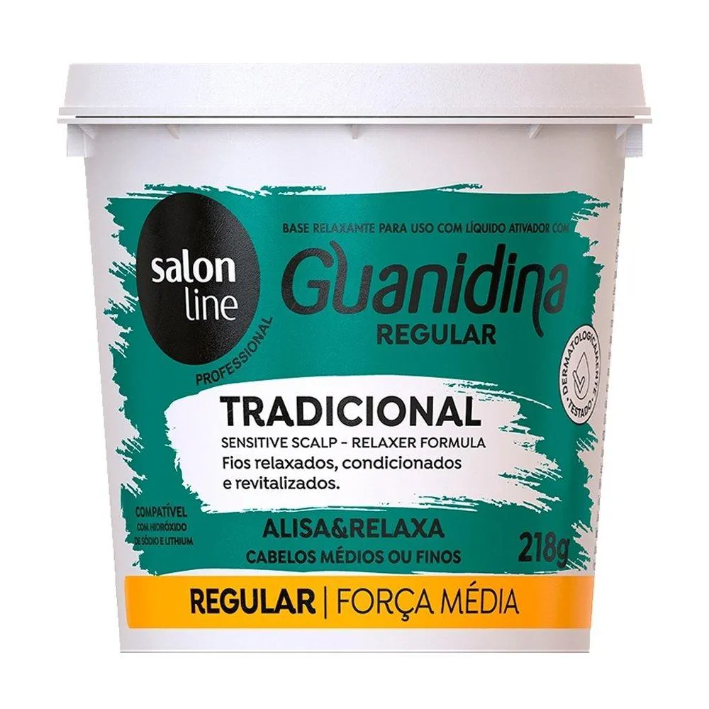 ALISANTE EM CREME SALON LINE GUANIDINA TRADICIONAL 218G