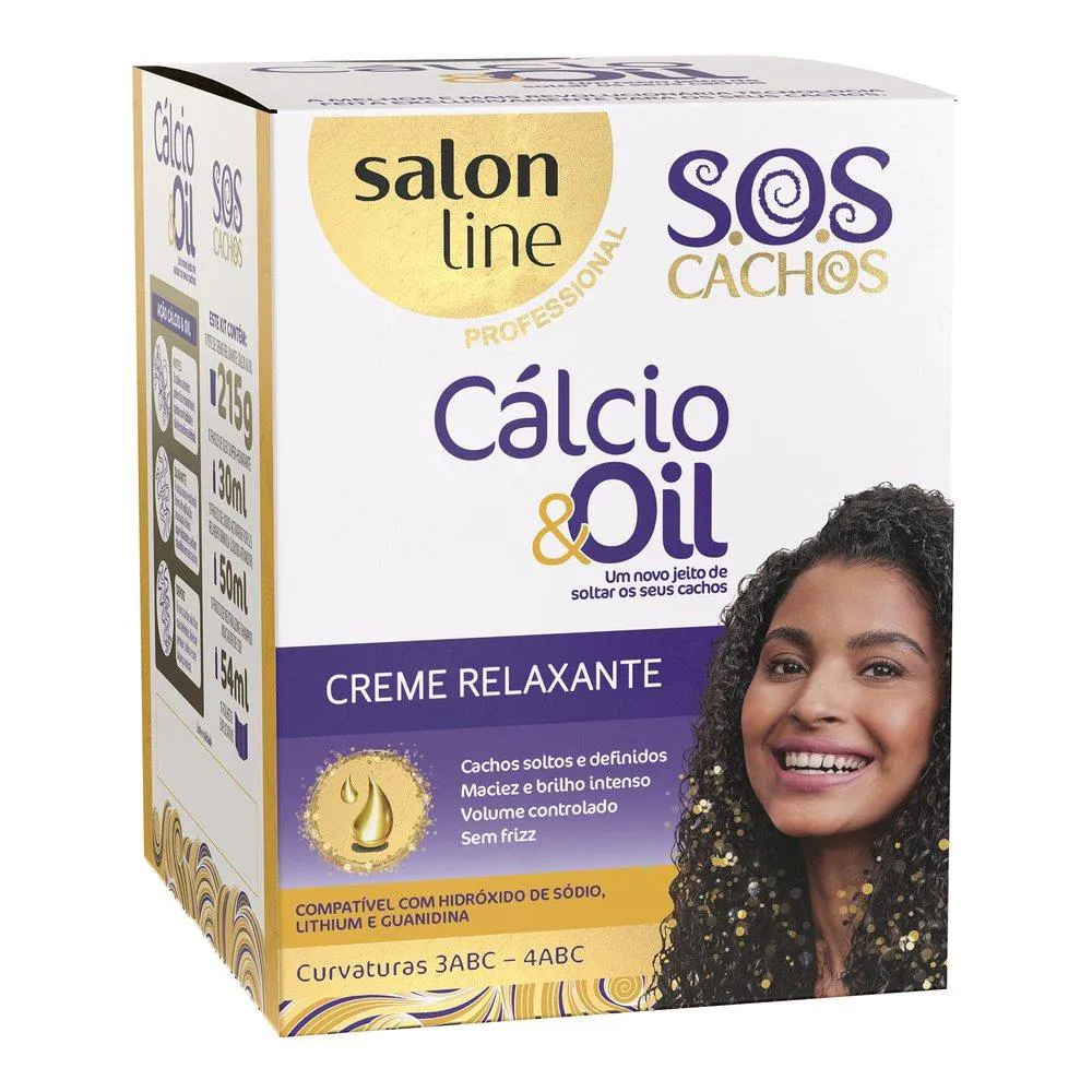 Alisante Em Creme guanidina Calcio & Oil 349g - Salon Line
