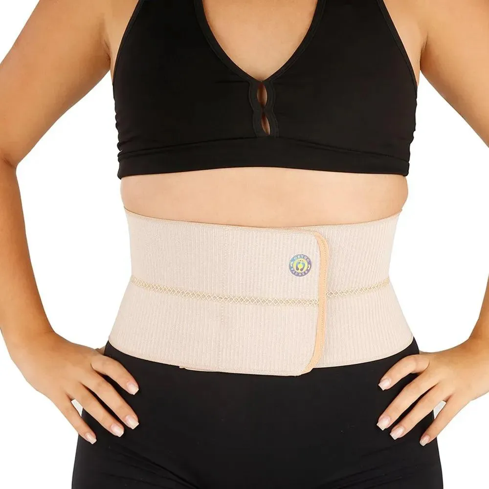 FAIXA ABDOMINAL ELáSTICA 2 GOMOS COM FECHAMENTO AJUSTáVEL AC624 P