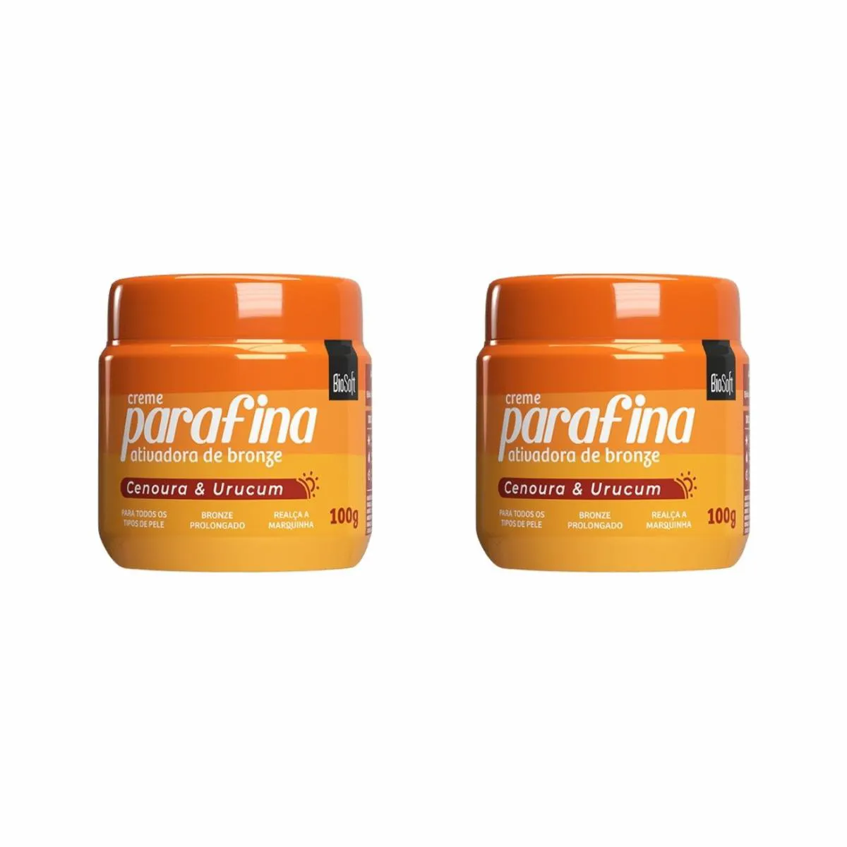 2 PARAFINA ATIVADORA ACELERADOR DE BRONZE MARQUINHA BIQUINI