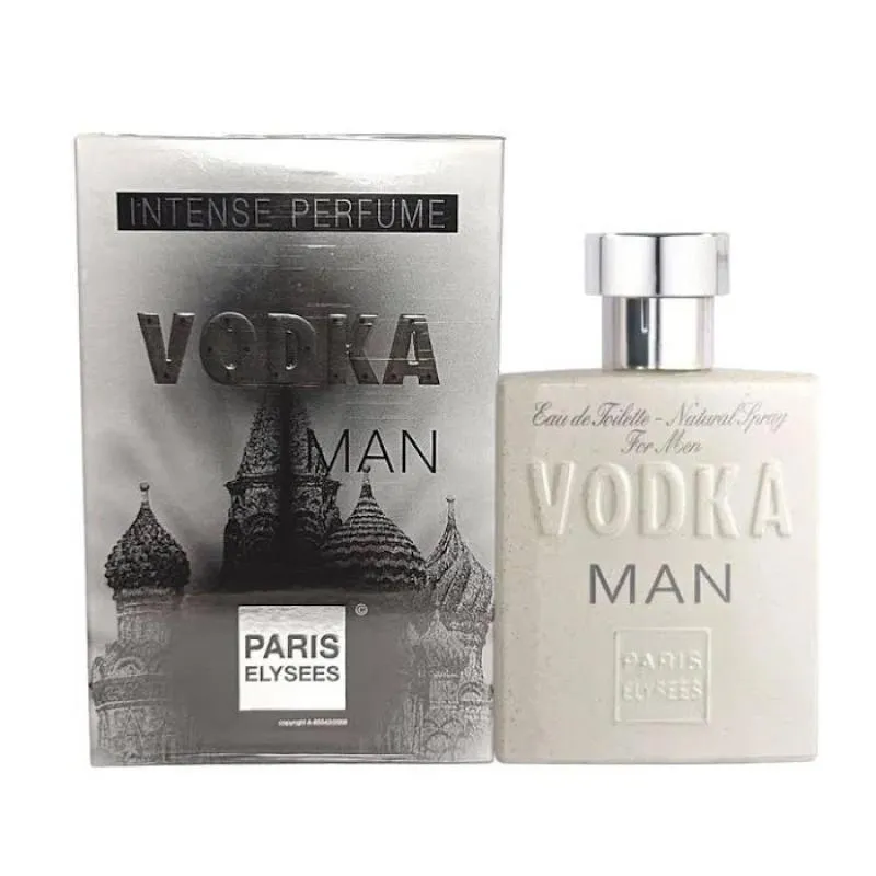 VODKA MAN PARIS ELYSEES EAU DE TOILETTE - PERFUME MASCULINO 100ML