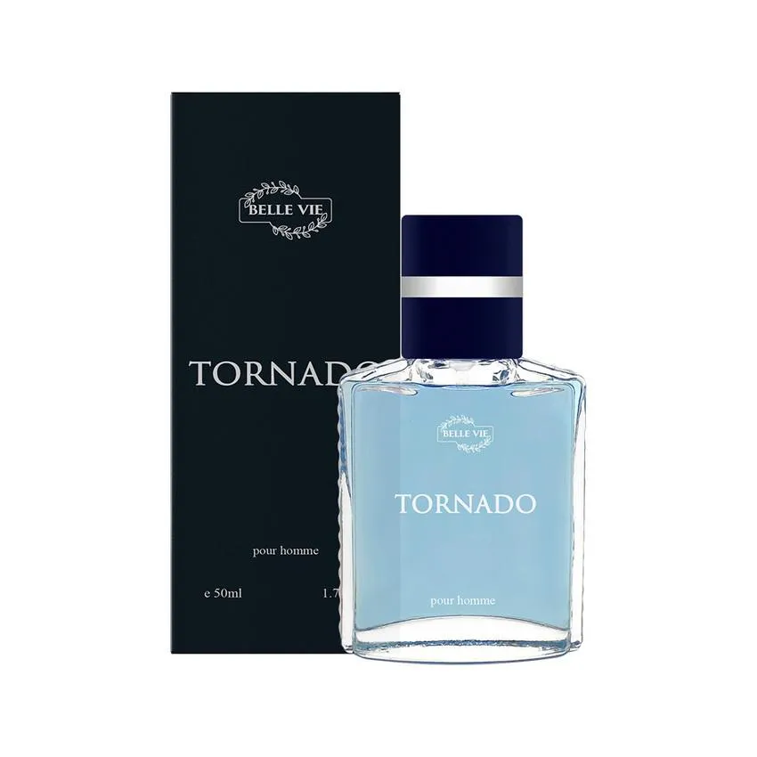 TORNADO HOMME DEO COLôNIA BELLE VIE - PERFUME MASCULINO 50ML