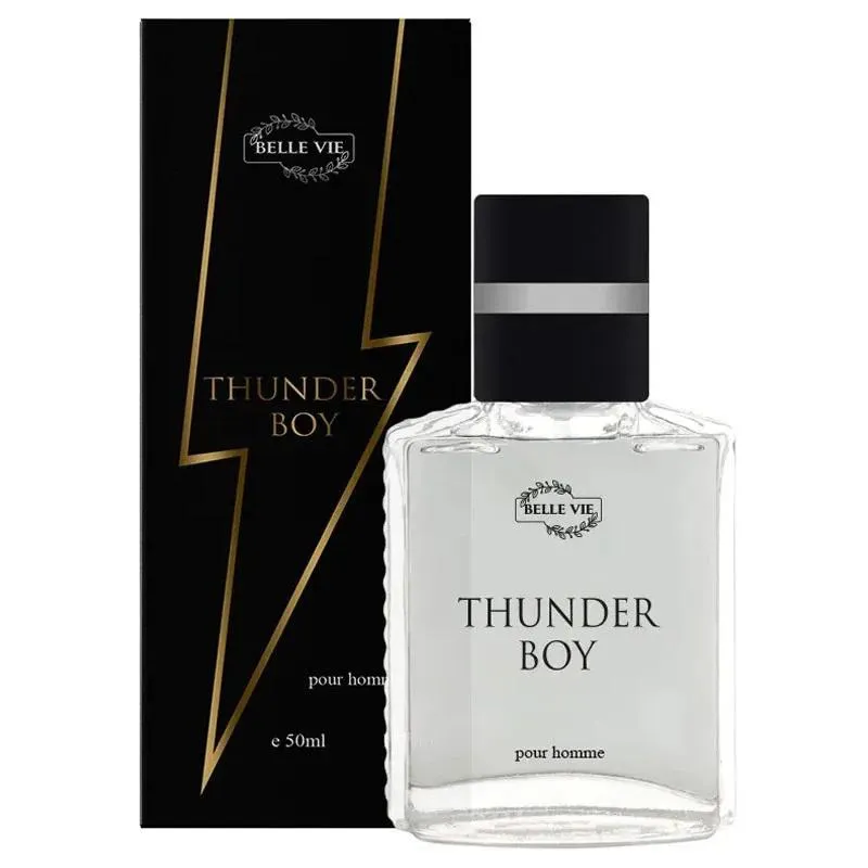 PERFUME MASCULINO BELLE VIE THUNDER BOYHOMME DEO COLôNIA 50ML