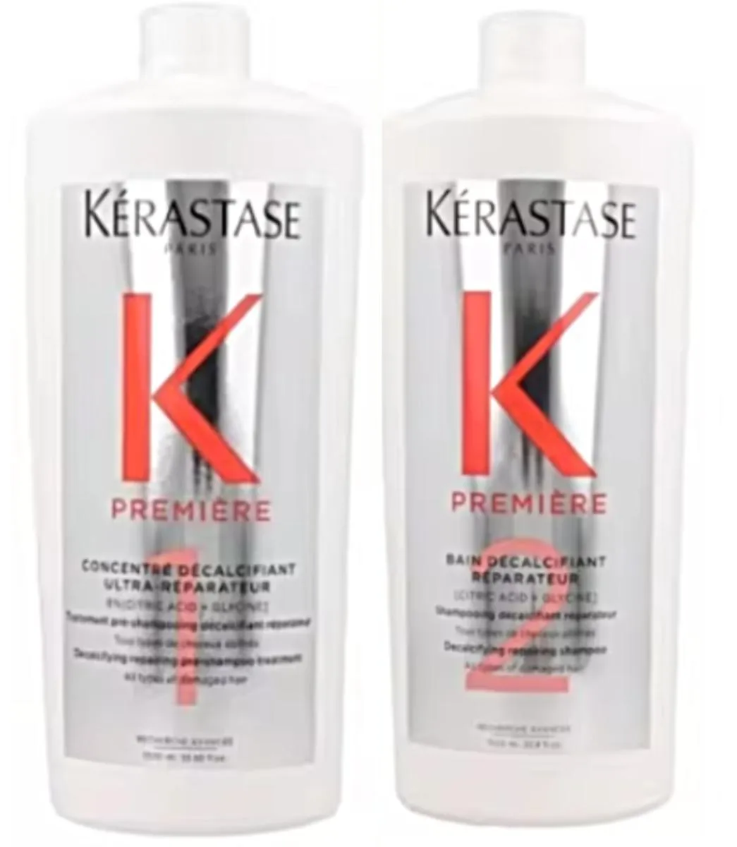 KIT KéRASTASE PREMIERE PRé SHAMPOO+ BAIN DéCALCIFIANT SH 1L
