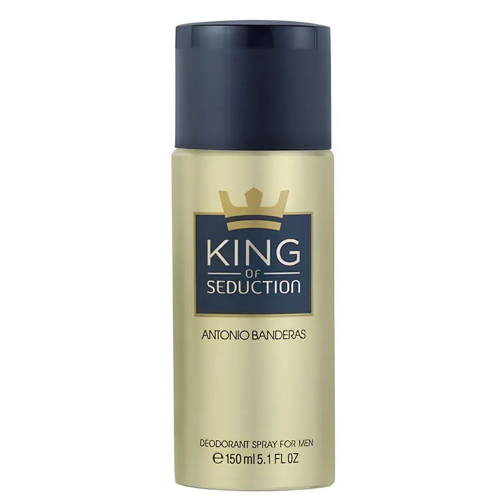 DESODORANTE KING OF SEDUCTION ABSOLUTE ANTONIO BANDERAS MASCULINO 150  ML