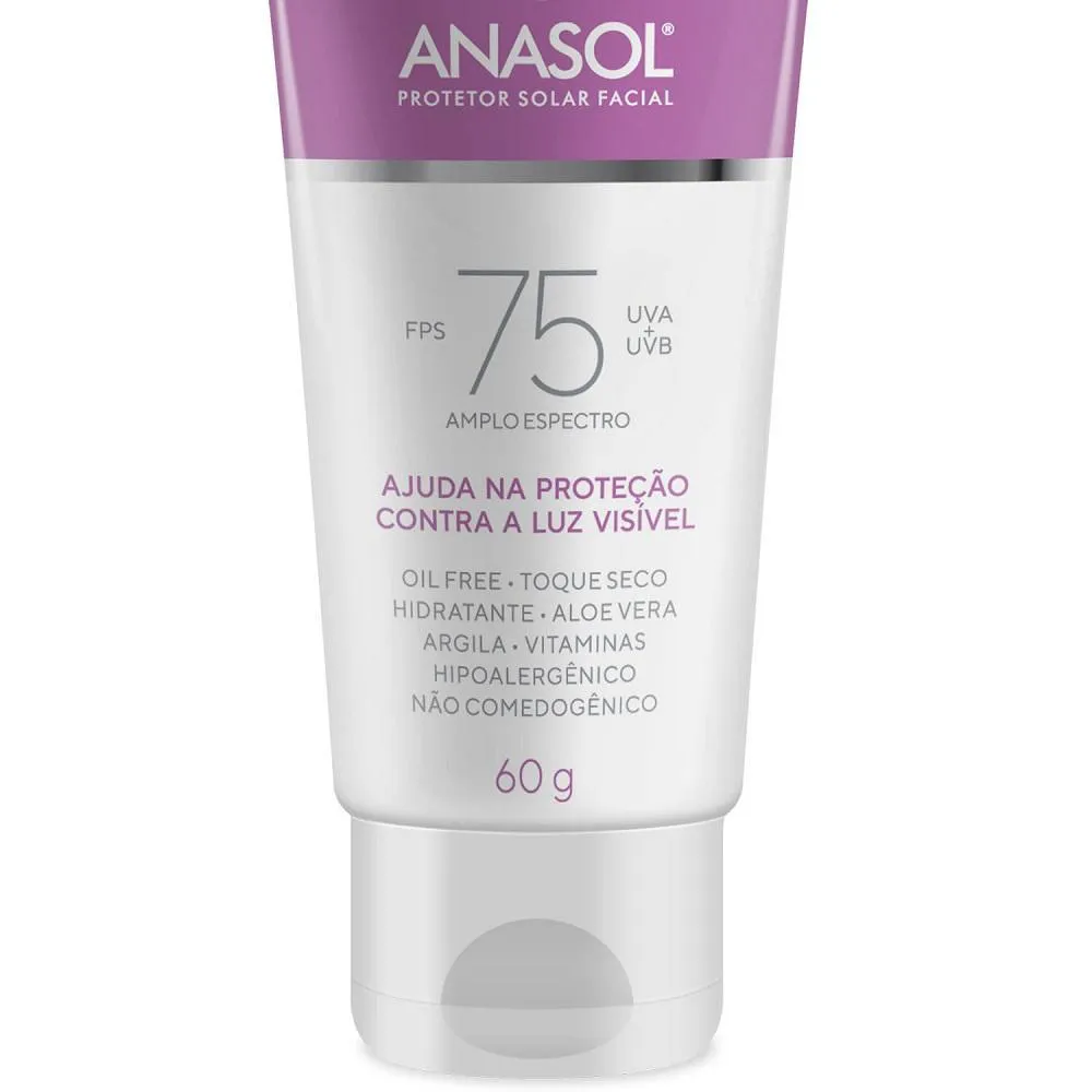 ANASOL PROTETOR SOLAR FACIAL FPS75 60G 60 G