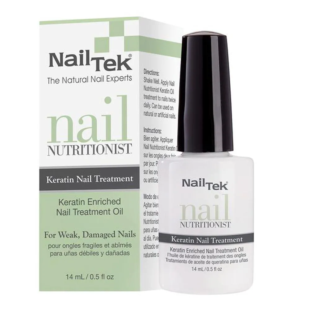 ÓLEO DE QUERATINA 14ML NAILTEK PARA UNHAS FRACAS