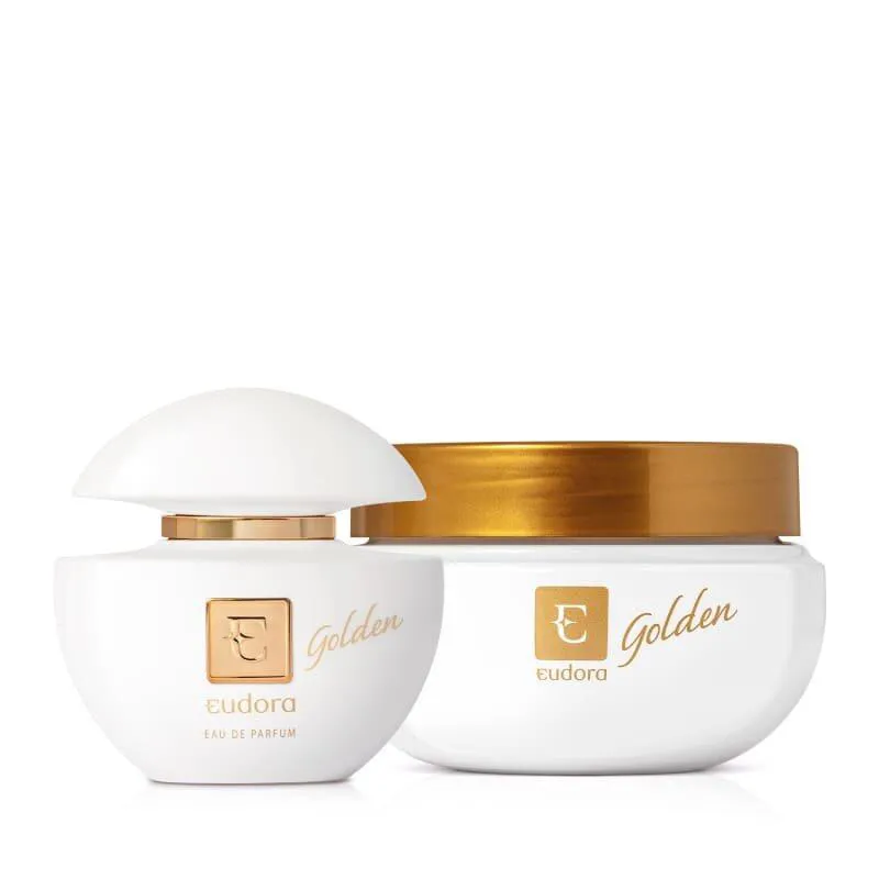 KIT GOLDEN: EAU DE PARFUM 75ML + CREME ACETINADO CORPORAL 250G