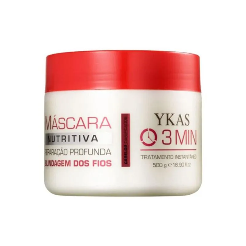 YKAS 3 MINUTOS MáSCARA DE NUTRIçãO 500G
