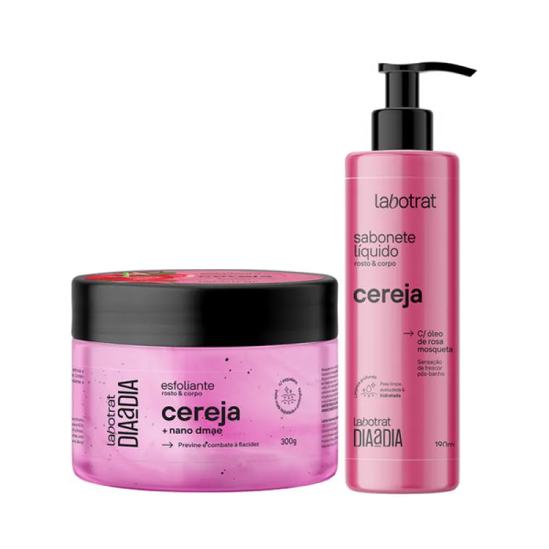 LABOTRAT DIA A DIA CEREJA ESFOLIANTE 300ML + SABONETE