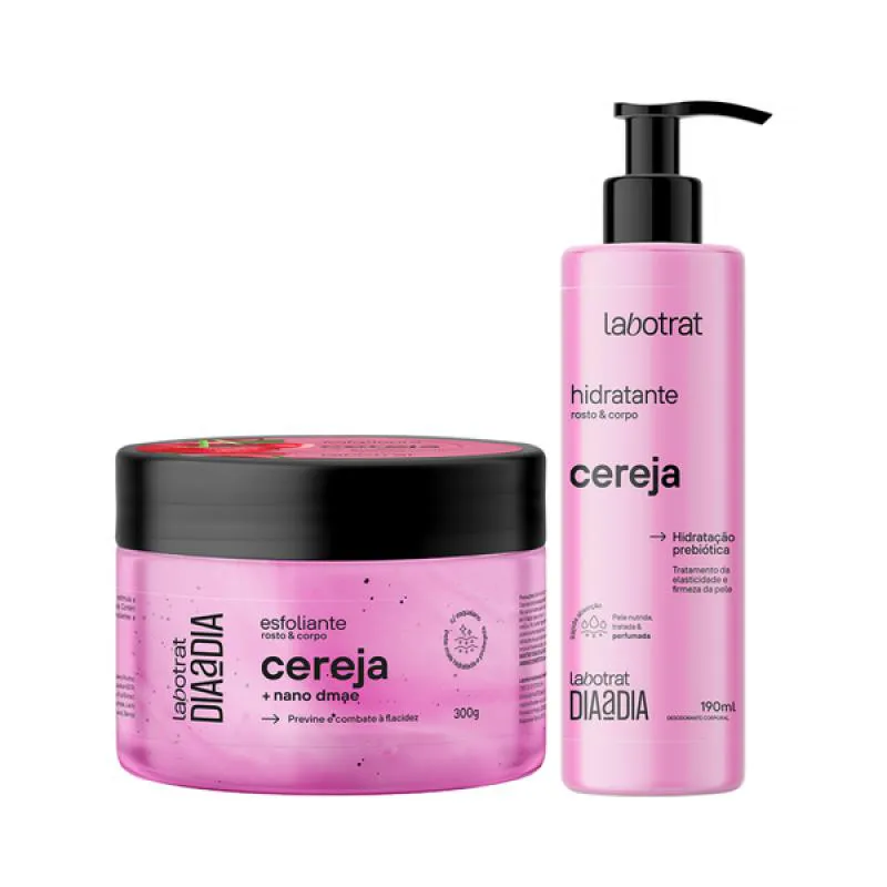 LABOTRAT DIA A DIA CEREJA ESFOLIANTE 300ML + HIDRATANTE