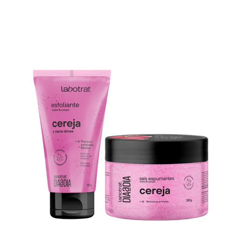 LABOTRAT DIA A DIA CEREJA ESFOLIANTE 150ML + SAIS DE BANHO