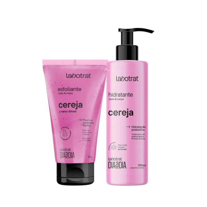 LABOTRAT DIA A DIA CEREJA ESFOLIANTE 150ML + HIDRATANTE 190ML