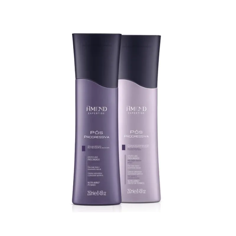 AMEND PóS PROGRESSIVA SHAMPOO 250ML + CONDICIONADOR 250ML