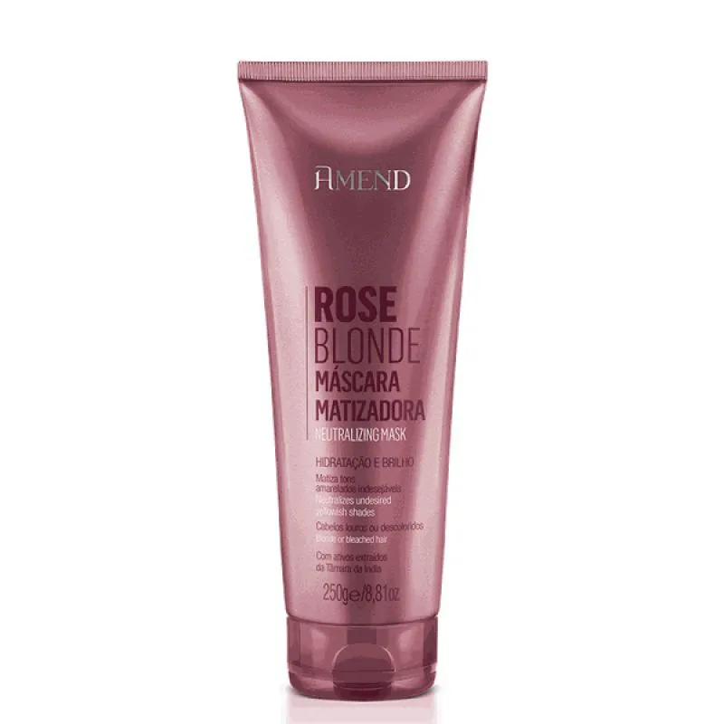 AMEND MASCARA MATIZADORAS ROSE BLONDE 250ML