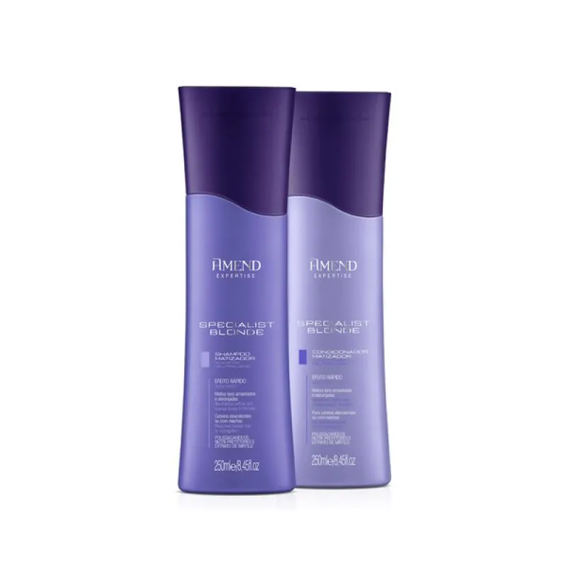 AMEND EXPERTISE SPECIALIST BLONDE SHAMPOO 250ML + CONDICIONADOR 250ML
