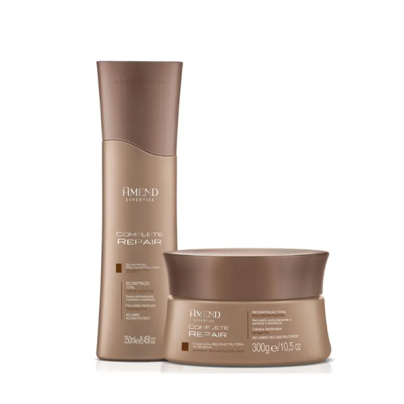 AMEND EXPERTISE COMPLETE REPAIR SHAMPOO 250ML + MáSCARA 300ML