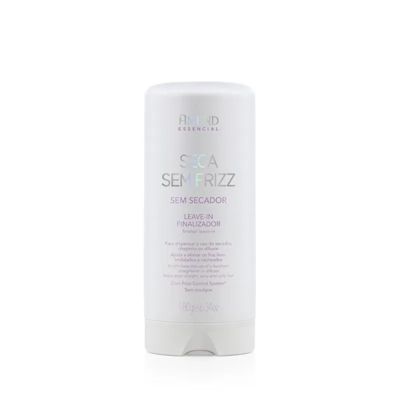 AMEND ESSENCIAL LEAVE-IN FINALIZADOR SECA SEM FRIZZ 180ML