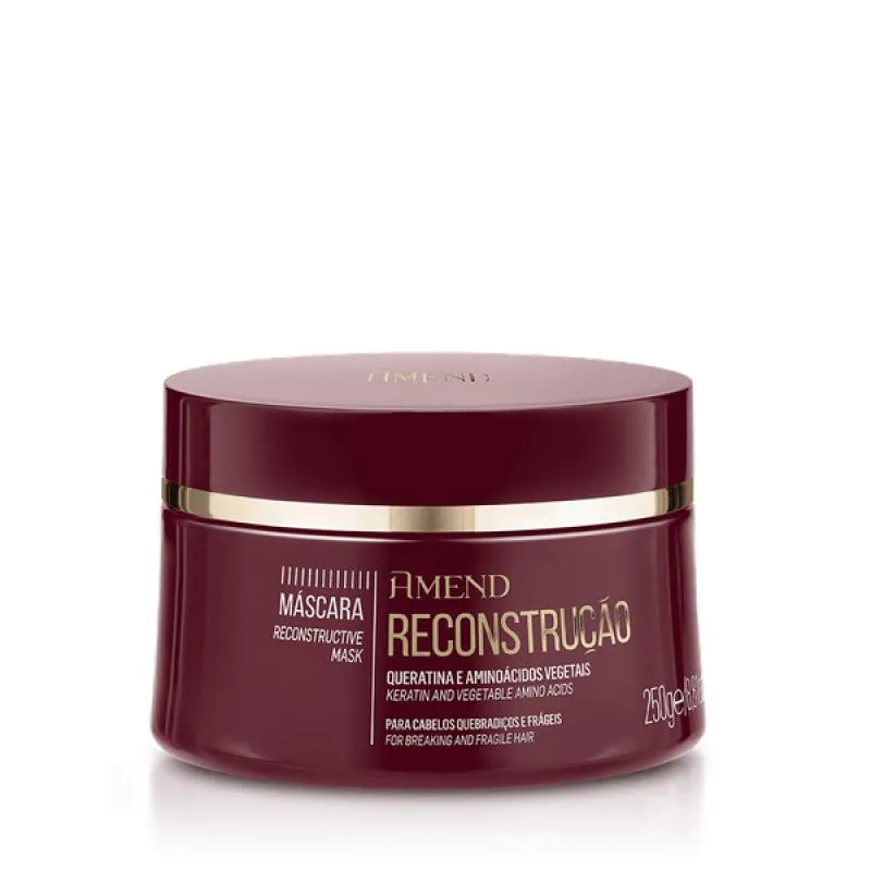 AMEND ESSENCIAIS MASCARA RECONSTRUçãO 250ML