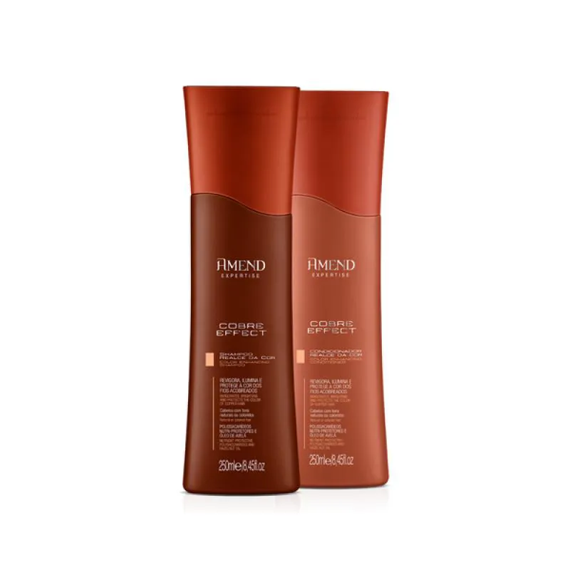 AMEND  COBRE EFFECT SHAMPOO 250ML + CONDICIONADOR 250ML