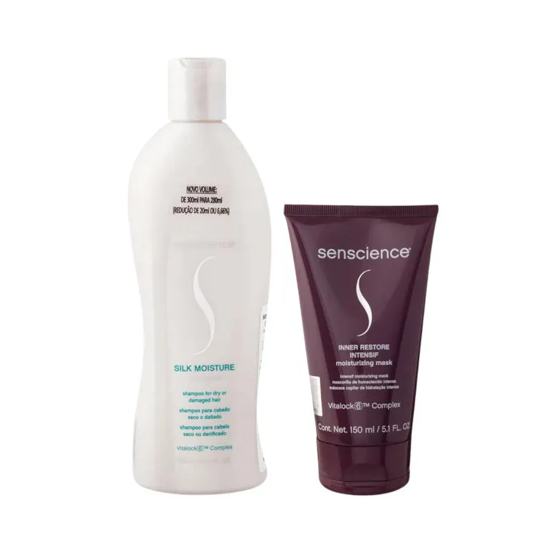 SENSCIENCE SILK MOISTURE SH 280ML + MáSC. INNER INTENSIF 150ML