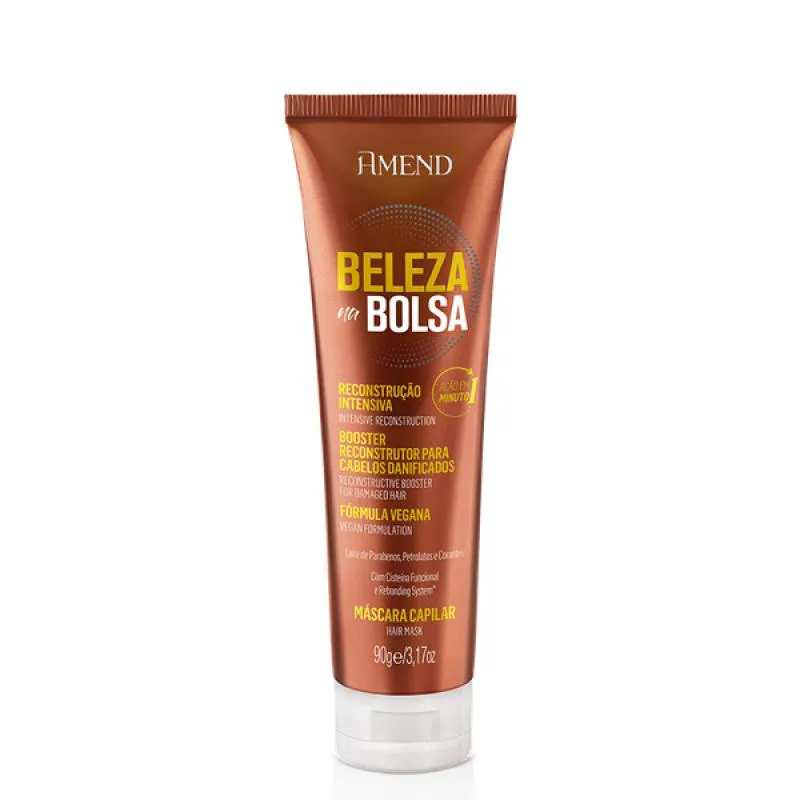 AMEND BELEZA NA BOLSA MASCARA RECONSTRUçãO INTENSIVA 90G