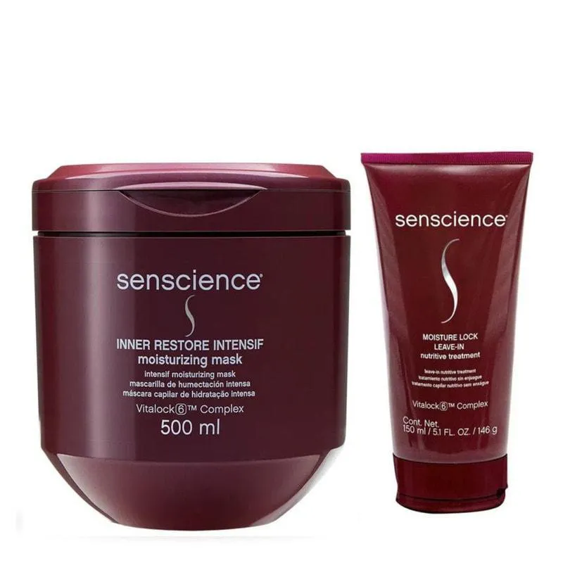 SENSCIENCE INNER INTENSIF MAS 500G + MOISTURE LEAVE-IN 150G