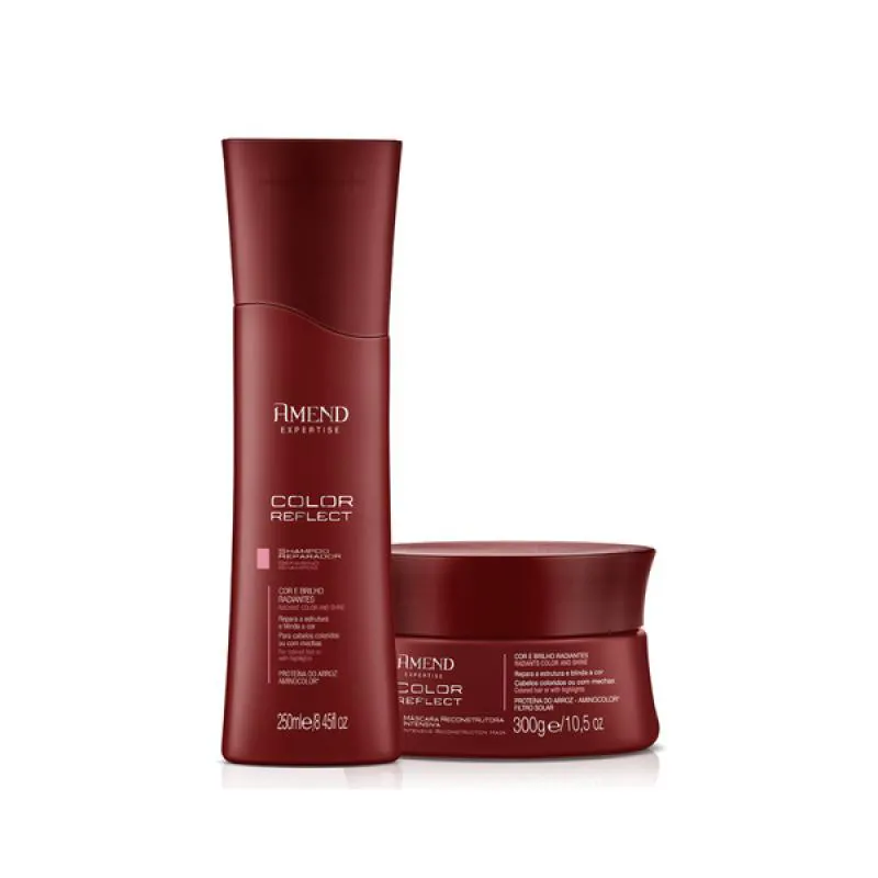 AMEND  COLOR REFLECT SHAMPOO 250ML + MáSCARA 300ML