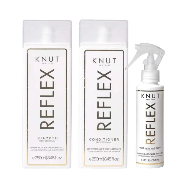 KNUT KIT REFLEX SHAMPOO E CONDIC. 250ML + SPARY FLUID 120ML